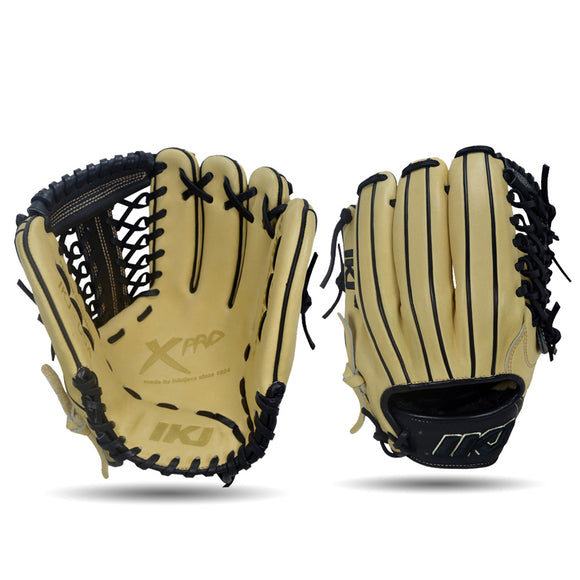 IKJ Xpro Series 11.75 INCH Double Welt Model INFIELD/PITCHER Baseball Glove in Straw and Black