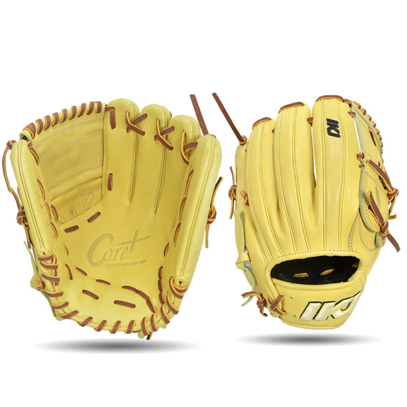 IKJ Core+ Series 12 INCH Double Welt Model PITCHER Baseball Glove in Camel for RIGHT-HANDED Thrower