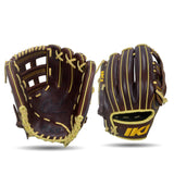 IKJ Core+ Series 11.75 INCH Double Welt Model INFIELD Baseball Glove in Dark Brown for RIGHT-HANDED Thrower