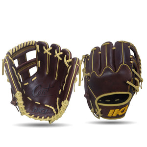 IKJ Core+ Series 11.5 INCH Crown Model INFIELD Baseball Glove in Dark Brown for RIGHT-HANDED Thrower