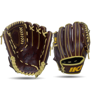 IKJ Core+ Series 12 INCH Double Welt Model PITCHER Baseball Glove in Dark Brown for RIGHT-HANDED Thrower