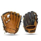 IKJ Rapid Series 11.5 INCH Double Welt Model INFIELD Baseball Glove in Tan and Black for RIGHT-HANDED Thrower
