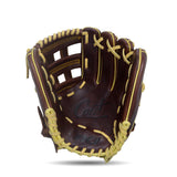 IKJ Core+ Series 11.75 INCH Double Welt Model INFIELD Baseball Glove in Dark Brown for RIGHT-HANDED Thrower