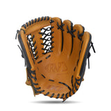 IKJ Rapid Series 11.75 INCH Double Welt Model INFIELD Baseball Glove in Tan and Black for RIGHT-HANDED Thrower