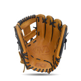 IKJ Rapid Series 11.5 INCH Double Welt Model INFIELD Baseball Glove in Tan and Black for RIGHT-HANDED Thrower