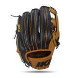 IKJ Rapid Series 12.75 INCH Double Welt Model OUTFIELD Baseball Glove in Tan and Black for RIGHT-HANDED Thrower