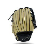 IKJ Xpro Series 11.75 INCH Double Welt Model INFIELD Baseball Glove in Straw and Black for RIGHT-HANDED Thrower