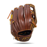 IKJ Core+ Series 12.75 INCH Single Welt Model OUTFIELD Baseball Glove in Mocha for RIGHT-HANDED Thrower