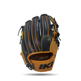IKJ Rapid Series 11.5 INCH Double Welt Model INFIELD Baseball Glove in Tan and Black for RIGHT-HANDED Thrower